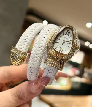 bvlgari leather